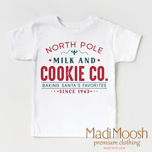 North Pole Milk And Cookie Company Shirt - Christmas Shirt