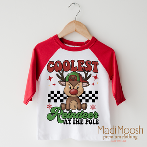 Coolest Reindeer At The Pole Shirt - Christmas Shirt