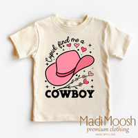 Cupid Find Me A Cowboy Valentine's graphic T-shirt by Madi Moosh