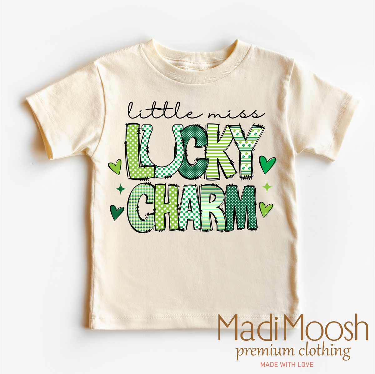 Lucky Charm St. Patrick's Day, Kids St Patrick's Day graphic T-shirt by Madi Moosh
