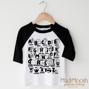 Christian Alphabet Bible Shirt - Christian Shirt