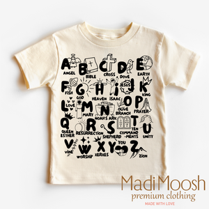 Christian Alphabet Bible Shirt - Christian Shirt