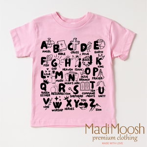 Christian Alphabet Bible Shirt - Christian Shirt