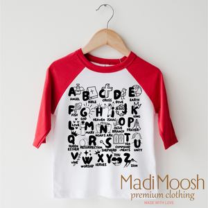 Christian Alphabet Bible Shirt - Christian Shirt