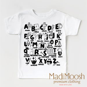 Christian Alphabet Bible Shirt - Christian Shirt