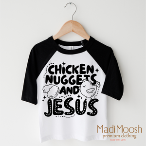 Chicken Nuggets And Jesus Shirt - Christian Shirt