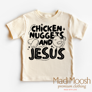 Chicken Nuggets And Jesus Shirt - Christian Shirt