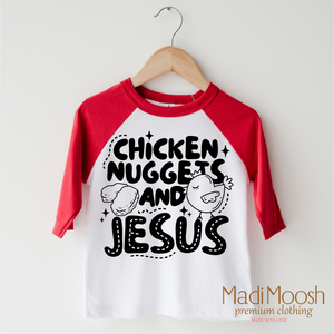 Chicken Nuggets And Jesus Shirt - Christian Shirt