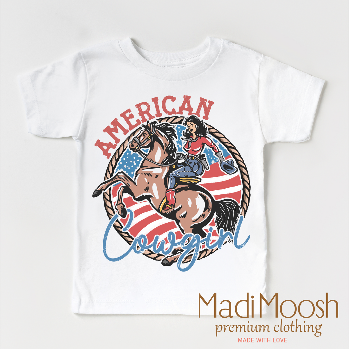 American Cowgirl Shirt - July 4th - Madi Moosh Boutique