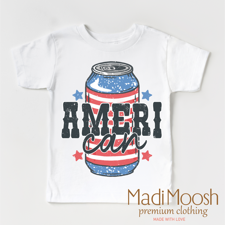 Ameri Can Shirt - July 4th - Madi Moosh Boutique