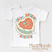Happy Birthday America Shirt - July 4th - Madi Moosh Boutique