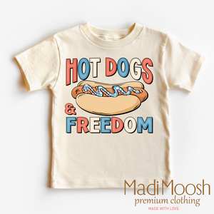 Hot Dogs And Freedom Shirt - July 4th