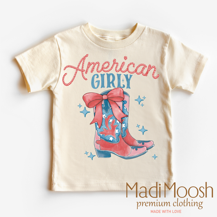 American Girly Shirt by Madi Moosh