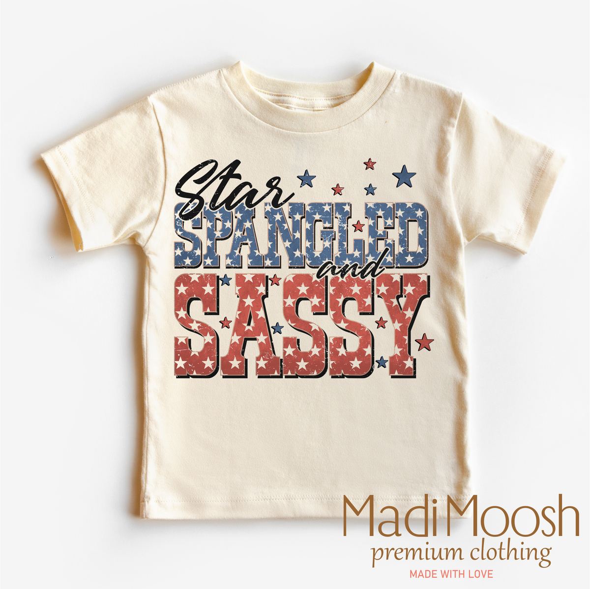 Star Spangled And Sassy Shirt - July 4th - Madi Moosh Boutique