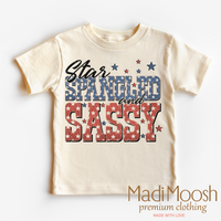 Star Spangled And Sassy Shirt - July 4th - Madi Moosh Boutique