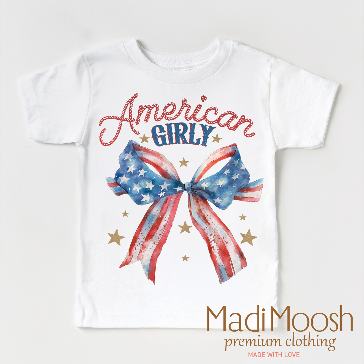 American Girly Shirt - 4th of July - Madi Moosh Boutique