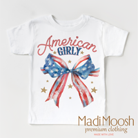 American Girly Shirt - 4th of July - Madi Moosh Boutique