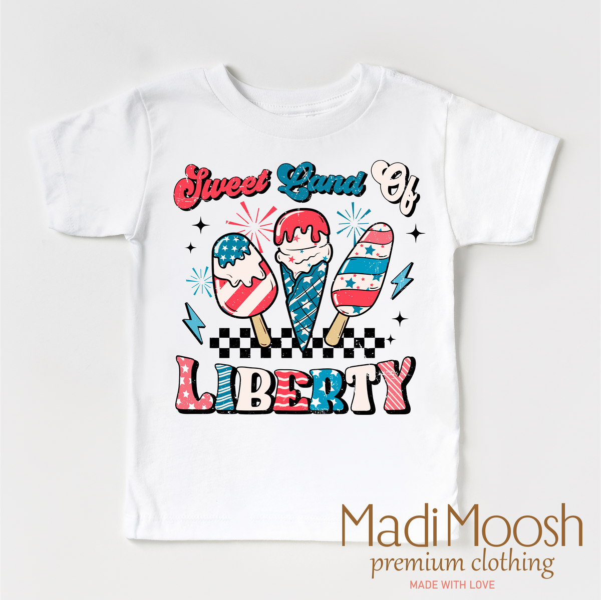 Sweet Land Of Liberty Shirt - July 4th - America - Madi Moosh Boutique