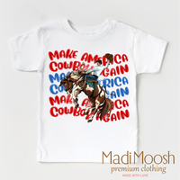 Make America Cowboy Again Shirt - Madi Moosh Boutique