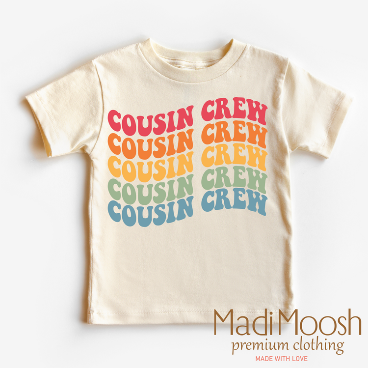 Cousin Crew Wavy Shirt - Madi Moosh Boutique