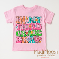 In My 3rd Grade Era Back To School design on a pink garment.
