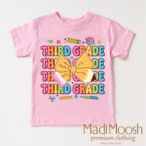 Cute Third Grade School Shirt - Back To School Shirt