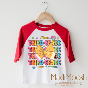 Cute Third Grade School Shirt - Back To School Shirt