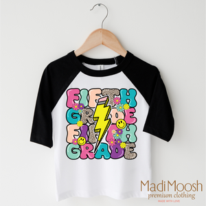 5th Grade Lightning Bolt Back To School Shirt - School Shirt