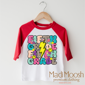 5th Grade Lightning Bolt Back To School Shirt - School Shirt