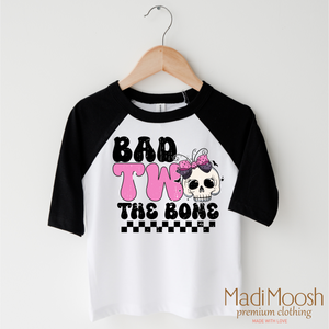 Bad Two The Bone Birthday Shirt - Halloween Shirt