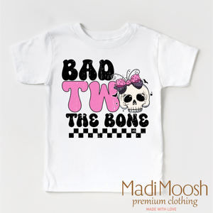 Bad Two The Bone Birthday Shirt - Halloween Shirt