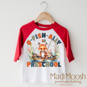 O-Fish-Ally In Preschool School Shirt - Back To School Shirt