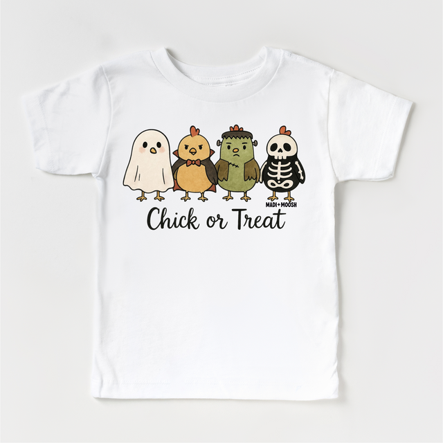 Chick or Treat Chicken Halloween Shirt - Halloween Tee