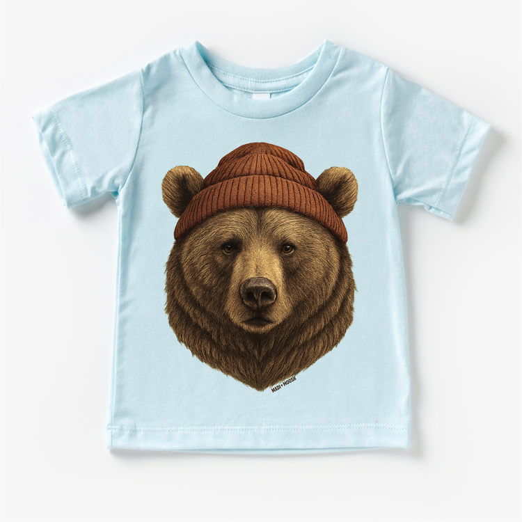 Brown Bear With Beanie Shirt - Brown Bear Sweatshirt
