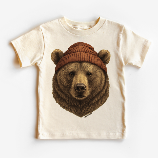 Brown Bear With Beanie Shirt - Brown Bear Sweatshirt