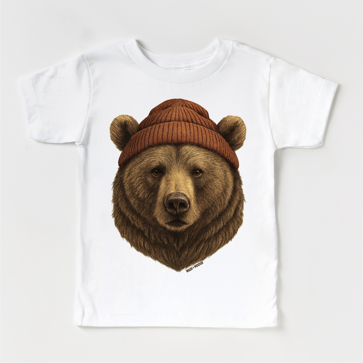 Brown Bear With Beanie Shirt - Brown Bear Sweatshirt