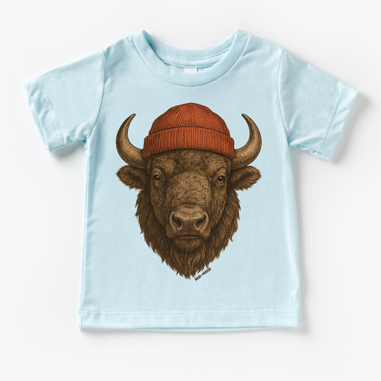 Buffalo Beanie Shirt - Bison Sweatshirt
