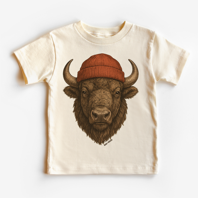 Buffalo Beanie Shirt - Bison Sweatshirt
