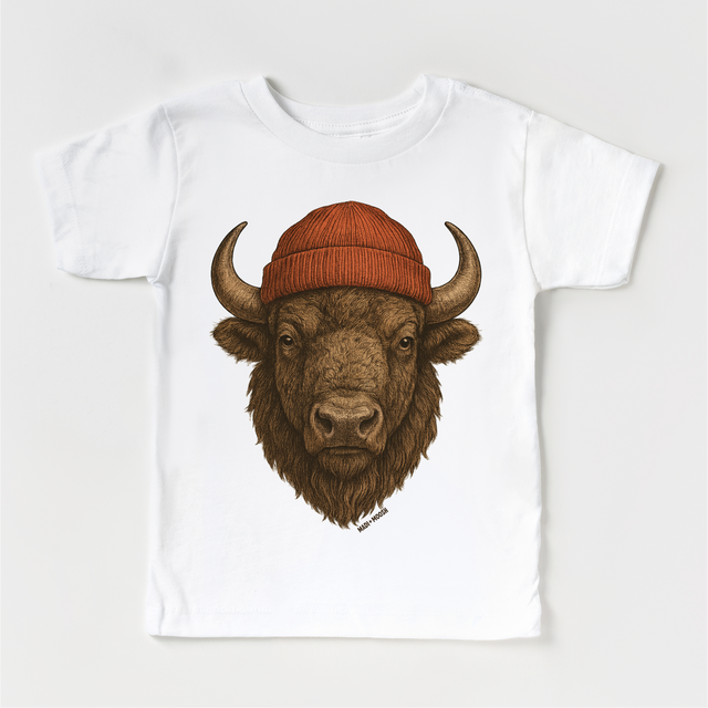 Buffalo Beanie Shirt - Bison Sweatshirt