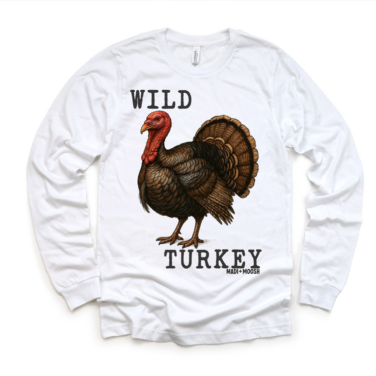 Wild Turkey Thanksgiving Fall T-Shirt - Fall Tee