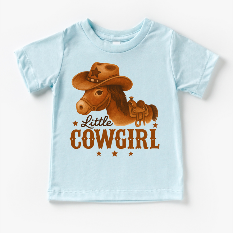 Little Cowgirl Western T-Shirt - Girls  Rodeo Tee