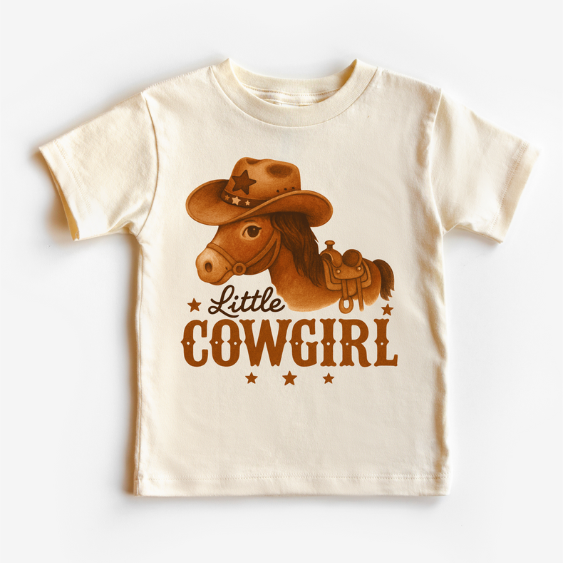 Little Cowgirl Western T-Shirt - Girls  Rodeo Tee