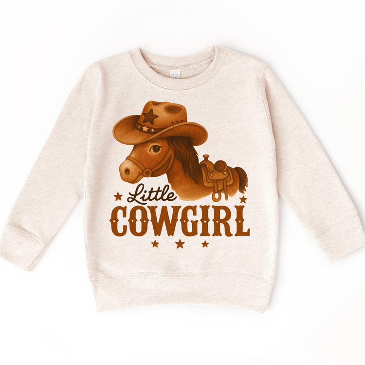 Little Cowgirl Western T-Shirt - Girls  Rodeo Tee