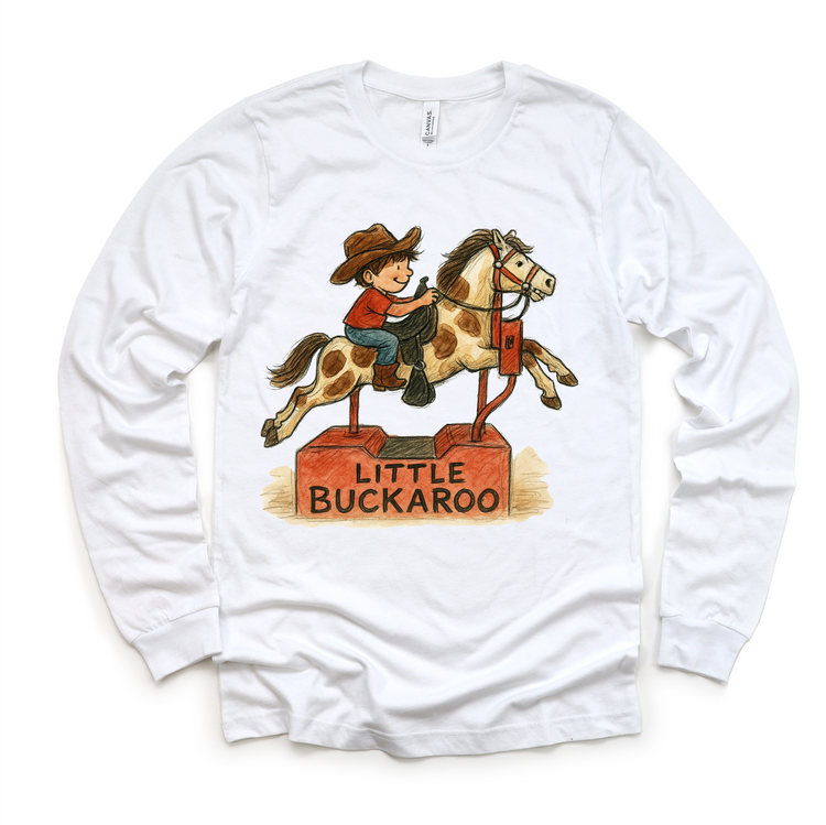 Little Buckaroo Cowboy Western T-Shirt - Rodeo Tee