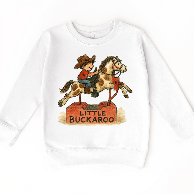 Little Buckaroo Cowboy Western T-Shirt - Rodeo Tee