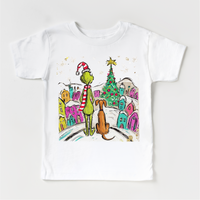 Grinchmas Christmas White kids tee