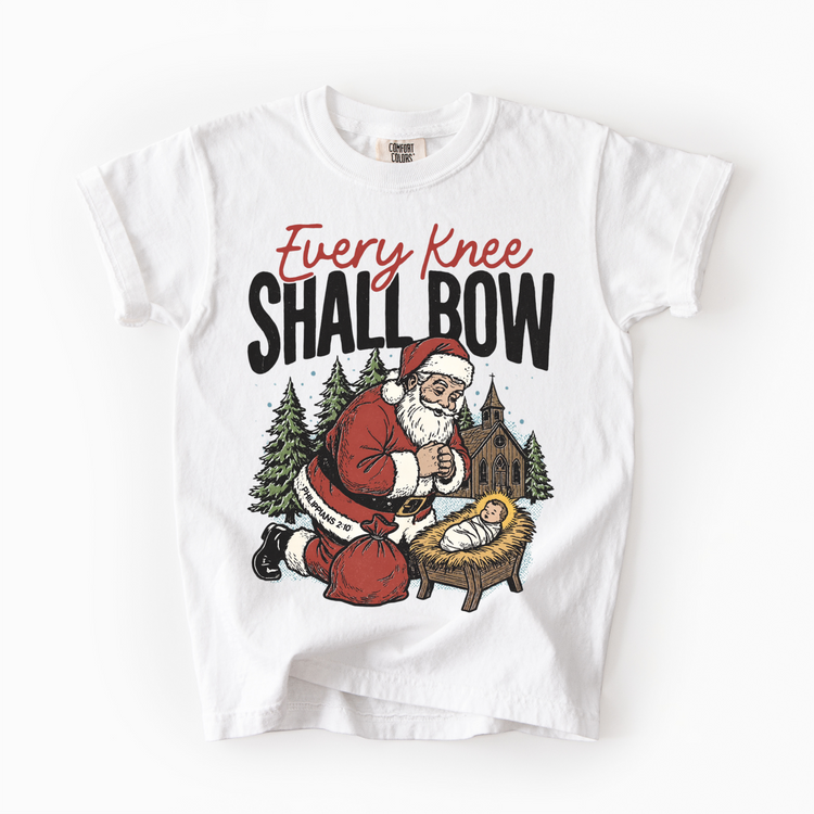Santa And Jesus Christian Christmas Unisex T-Shirt - Printed On Comfort Colors