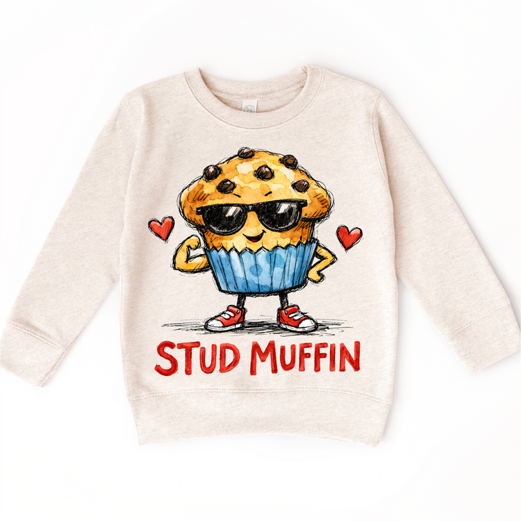 Boys Stud Muffin Valeintine's Day Shirt -  Boys Valeintine Tee