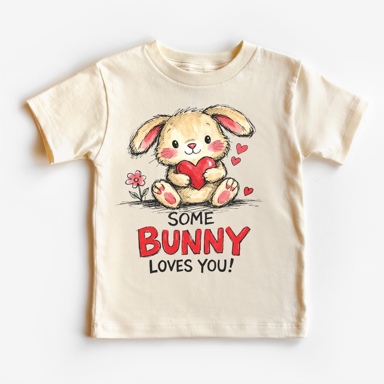 Some Bunny Loves You Valeintine's Day Shirt -  Bunny Rabbit Valeintine Tee