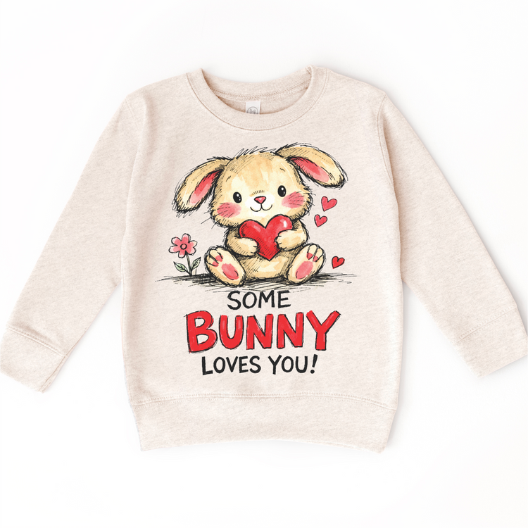 Some Bunny Loves You Valeintine's Day Shirt -  Bunny Rabbit Valeintine Tee